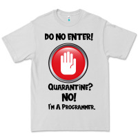 Dove Grey I'm Not In Quarantine I'm A Programmer Premium Tee - Bettercallsaul