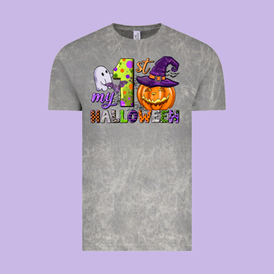 My First Halloween Vintage Tee Designed By Cowgirlartshop