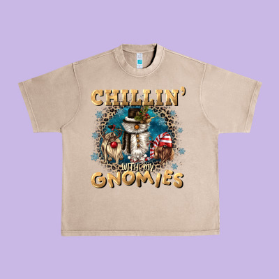 Chillin With My Gnomies Urban Heavy Tee Designed By Cowgirlartshop