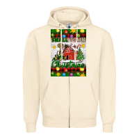 Sandshell Small Town Christmas Zipper Hoodie - Artiststas