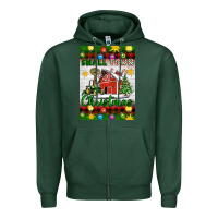 Sports Green Small Town Christmas Zipper Hoodie - Artiststas
