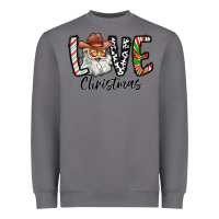 Storm Love Christmas Santa Heavyweight Sweatshirt - CowhideDigitalArt
