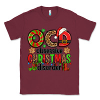 Burgundy ocd obsessive christmas disorder Classic Tee - Jasminsmagicworld