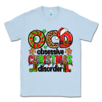 Dusty Blue ocd obsessive christmas disorder Classic Tee - Jasminsmagicworld