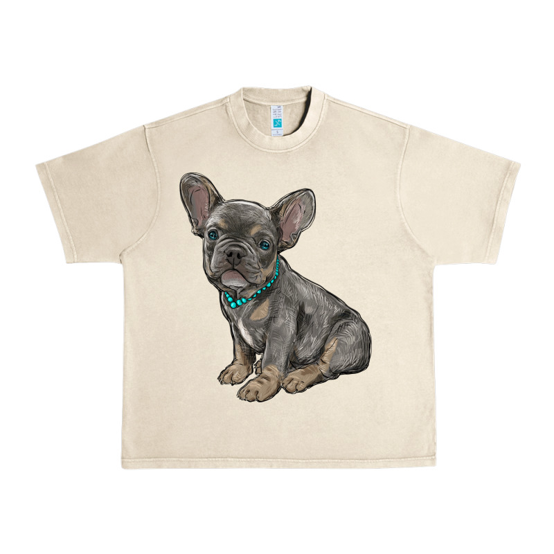 French Bulldog Urban Heavy Tee by RanaPortraitStore | Teevron