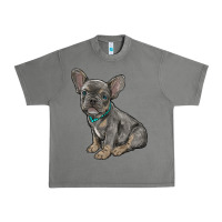 Tornado french bulldog Urban Heavy Tee - RanaPortraitStore