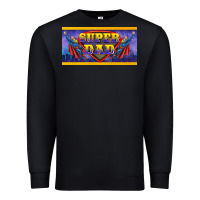 Black super dad Premium Sweatshirt - BarkalooDesign