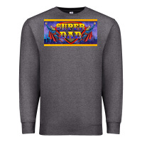 Charcoal Heather super dad Premium Sweatshirt - BarkalooDesign