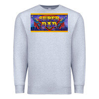 Heather Grey super dad Premium Sweatshirt - BarkalooDesign