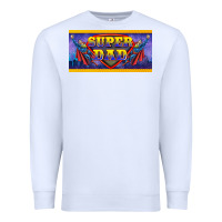 White super dad Premium Sweatshirt - BarkalooDesign