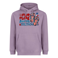 Lavender flip flops fireworks & freedom Heavyweight Hoodie - BarkalooDesign