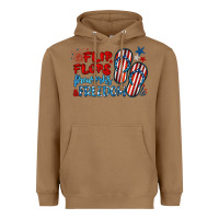 Toasted Coconut flip flops fireworks & freedom Heavyweight Hoodie - BarkalooDesign