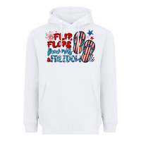 White flip flops fireworks & freedom Heavyweight Hoodie - BarkalooDesign
