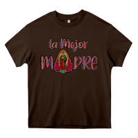 Chocolate Brown La Mejor Madre Heavy Core Tee - Bettercallsaul