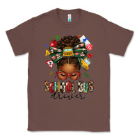 Chestnut school bus driver afro messy bun Classic Tee - texasbilliewilder