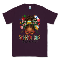 Plum school bus driver afro messy bun Classic Tee - texasbilliewilder
