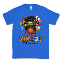 True Royal school bus driver afro messy bun Classic Tee - texasbilliewilder