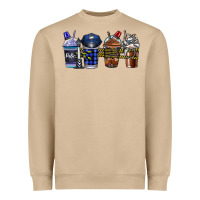 Mushroom Police Coffee Heavyweight Sweatshirt - CowhideDigitalArt