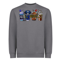 Storm Police Coffee Heavyweight Sweatshirt - CowhideDigitalArt