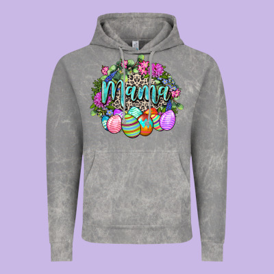 Easter Mama Happy Easter Day Vintage Hoodie Designed By Cowgirlartshop