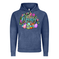 Vintage Denim Easter Mama Happy Easter Day Vintage Hoodie - CowGirlArtShop