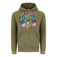 Vintage Olive Easter Mama Happy Easter Day Vintage Hoodie - CowGirlArtShop
