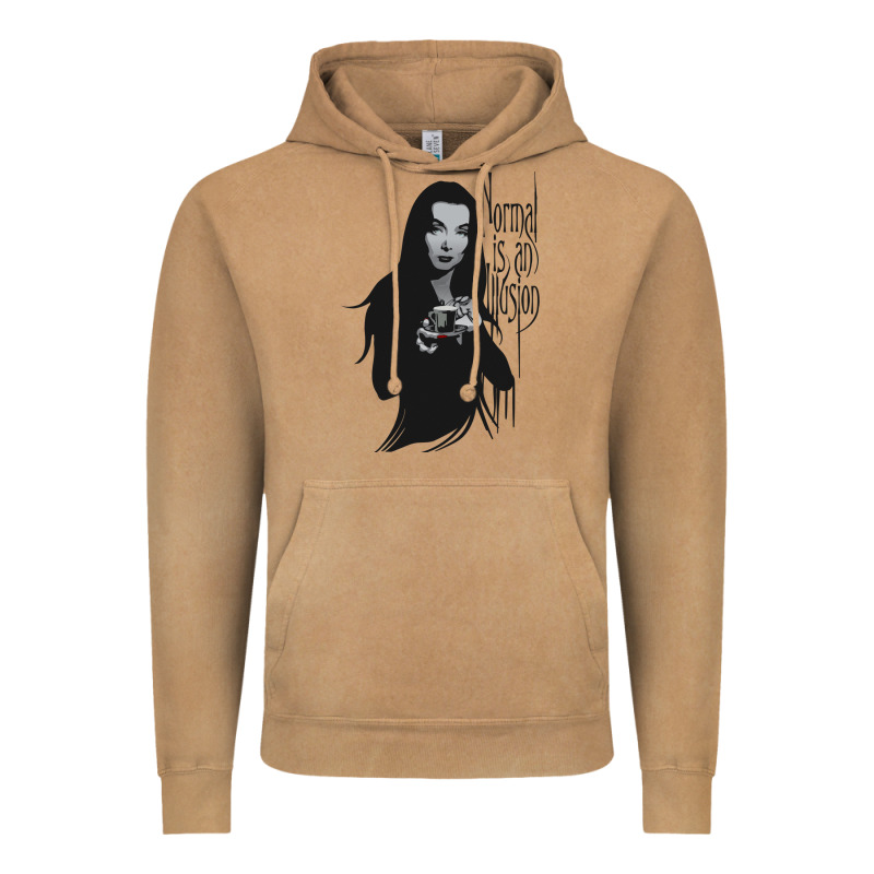 Normal Is An Illusion - Morticia Addams Vintage Hoodie by trangStudio | Teevron