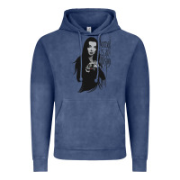 Vintage Denim Normal Is An Illusion - Morticia Addams Vintage Hoodie - trangStudio