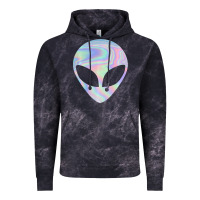 Alien Head Colorful Laser Ufo Sighting Believe Area 51 Vintage Hoodie | Teevron