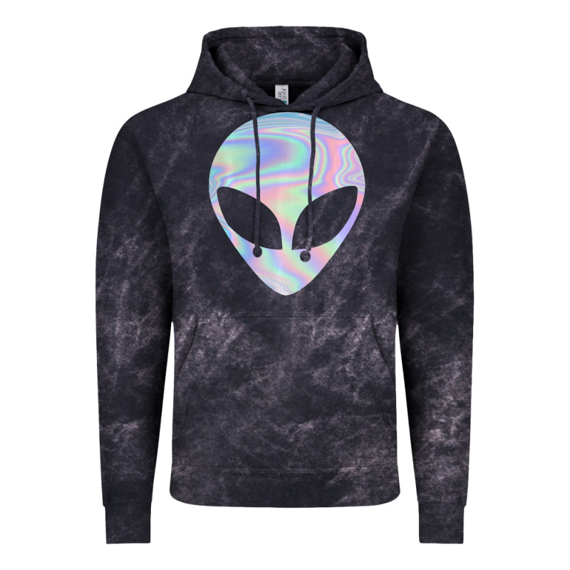 Alien Head Colorful Laser Ufo Sighting Believe Area 51 Vintage Hoodie by trangStudio | Teevron