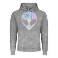Cloud Rock Alien Head Colorful Laser Ufo Sighting Believe Area 51 Vintage Hoodie - trangStudio