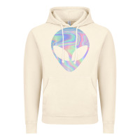 Vintage Artic Alien Head Colorful Laser Ufo Sighting Believe Area 51 Vintage Hoodie - trangStudio