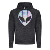 Vintage Black Alien Head Colorful Laser Ufo Sighting Believe Area 51 Vintage Hoodie - trangStudio