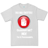 Dove Grey I'm Not In Quarantine I'm A Programmer Premium Tee - Bettercallsaul