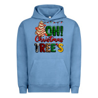 Pigment Pebble Blue oh Christmas tree's ado Urban Hoodie - AdoDesignShop