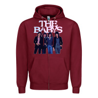 Burgundy The Babys Classic Perfect Gift Classic Zipper Hoodie - trangStudio