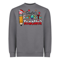 Storm Santa Favorite Teacher Heavyweight Sweatshirt - CowhideDigitalArt