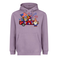Lavender american gnomies truck Heavyweight Hoodie - BarkalooDesign