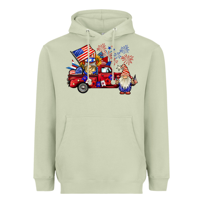 American Gnomies Truck Heavyweight Hoodie by BarkalooDesign | Teevron