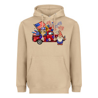 Mushroom american gnomies truck Heavyweight Hoodie - BarkalooDesign
