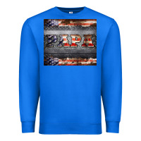 True Royal papa metal and american flag tumbler Premium Sweatshirt - BarkalooDesign