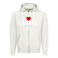 Oatmeal Heather mens i love hot grandpa  i'm the hot grandpa Zipper Hoodie - trangStudio