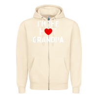 Sandshell mens i love hot grandpa  i'm the hot grandpa Zipper Hoodie - trangStudio