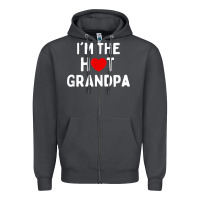 Smoke mens i love hot grandpa  i'm the hot grandpa Zipper Hoodie - trangStudio