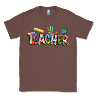 Chestnut Autism Teacher Classic Tee - NancyCooperArtShop