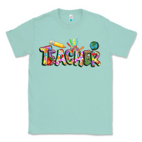 Seafoam Autism Teacher Classic Tee - NancyCooperArtShop