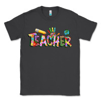 Smoke Autism Teacher Classic Tee - NancyCooperArtShop