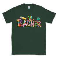Sports Green Autism Teacher Classic Tee - NancyCooperArtShop