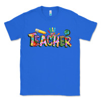 True Royal Autism Teacher Classic Tee - NancyCooperArtShop
