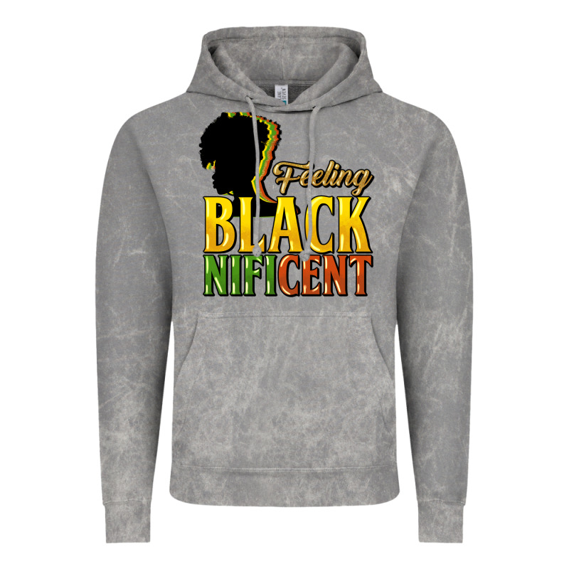 Feeling Blacknificent Vintage Hoodie by HowdyJamesFarm | Teevron